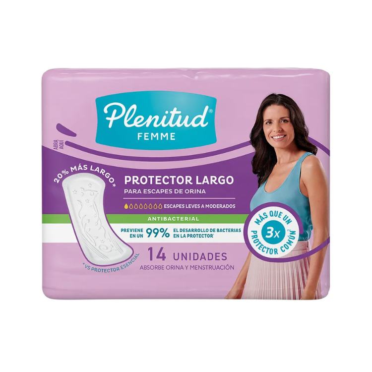 plenitud protector incontinencia leve plenitud femme x 14 unidades plenitud protector incontinencia leve plenitud femme x 14 unidades