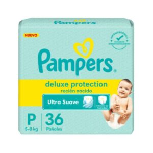 pañales pampers deluxe protection talle pequeño x 36