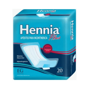 hennia apósitos para incontinencia plus x 20 unid