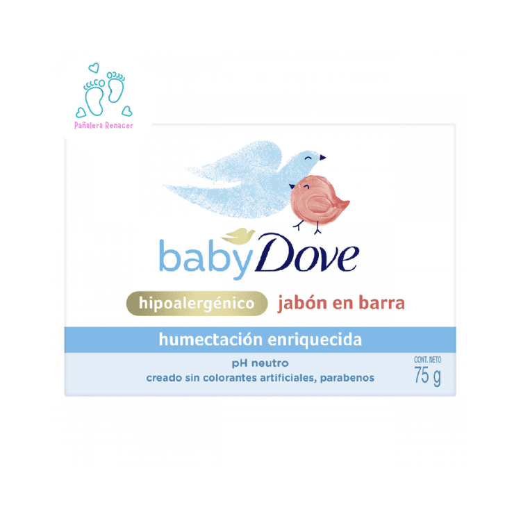 Dove Baby Jabón En Barra Humectación Enriquecida X 75grs