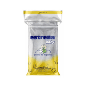 estrella baby paños x 40 unidades