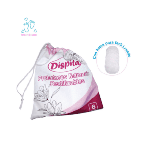 protectores mamarios de tela lavable dispita
