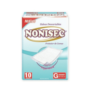 nonisec zaleas descartables 60x90 pack de 10 unidades