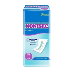 nonisec paÑales para adulto rectos talle xxg x 20 u