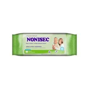 nonisec toallitas húmedas adulto con aloe vera x 60 unidades