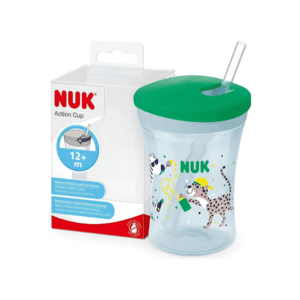 vaso con sorbete flexible action cup evolution +12 meses nuk