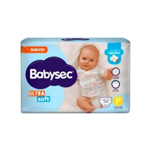pañales babysec ultra soft talle pequeño